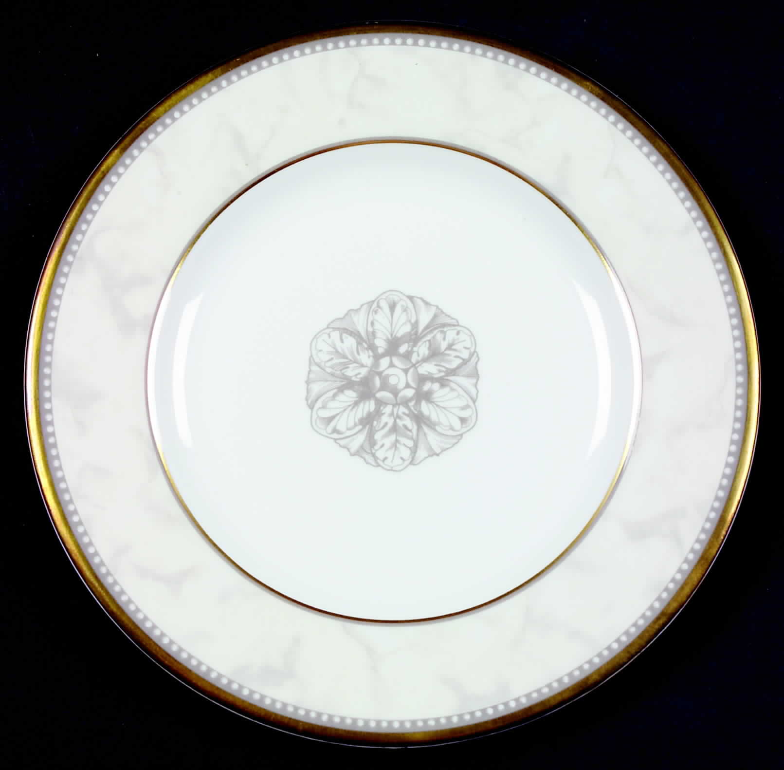 Alabaster & Gold Accent Bread & Butter Plate by Minton-1