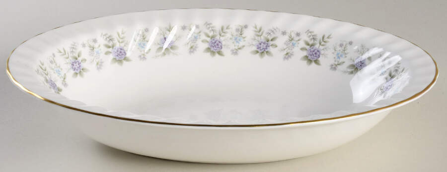 Alpine Spring 10" Oval Vegetable Bowl by Minton-1
