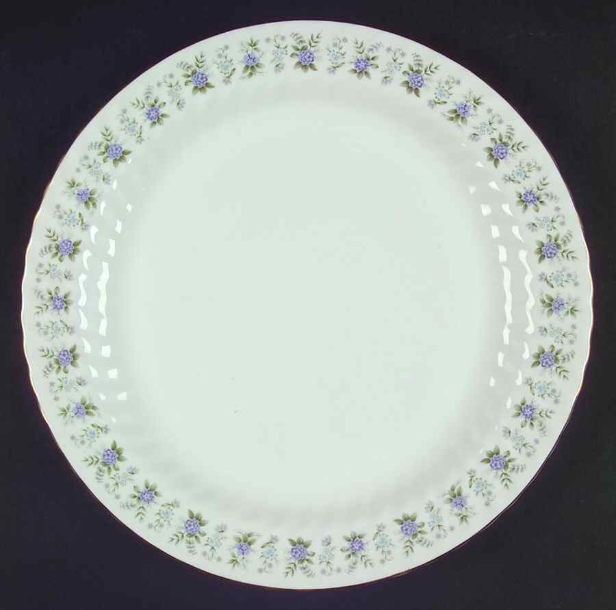 Alpine Spring 13" Chop Plate (Round Platter) by Minton-1