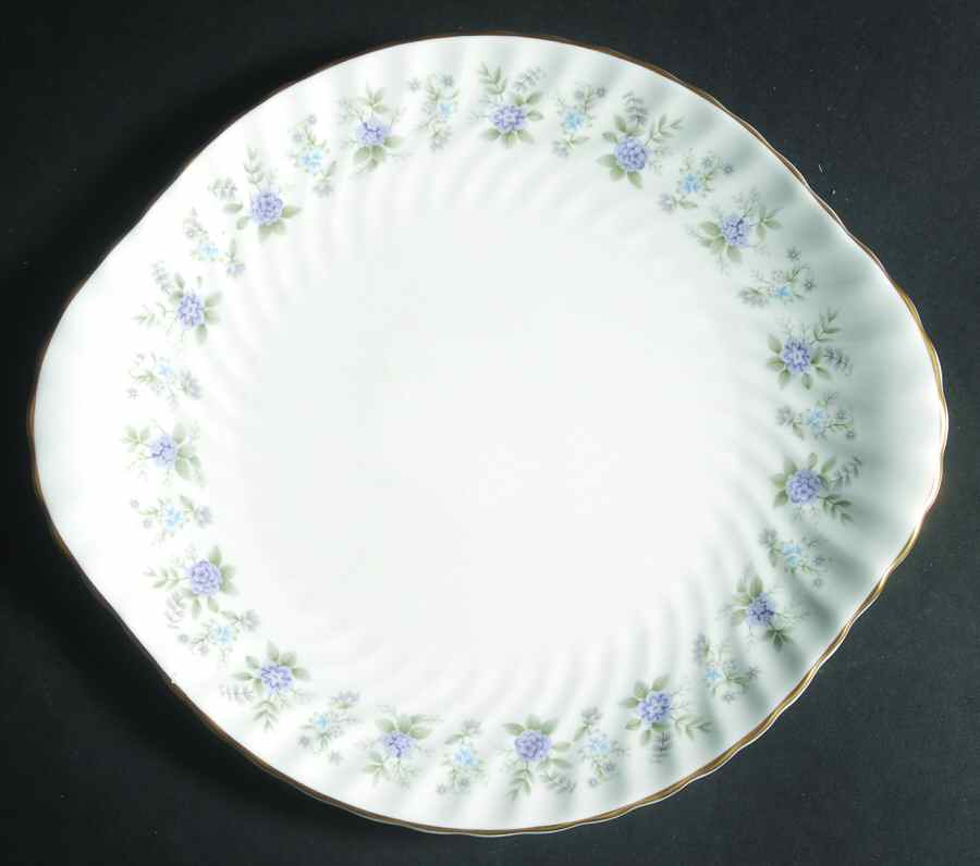Alpine Spring Handled Cake Plate by Minton-1