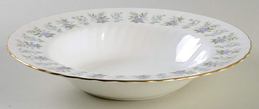 Alpine Spring Large Rim Soup Bowl by Minton-1