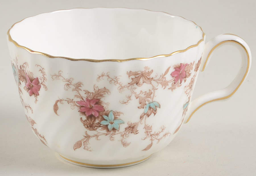 Ancestral (GLOBE BACKSTAMP) Flat Cup by Minton-1