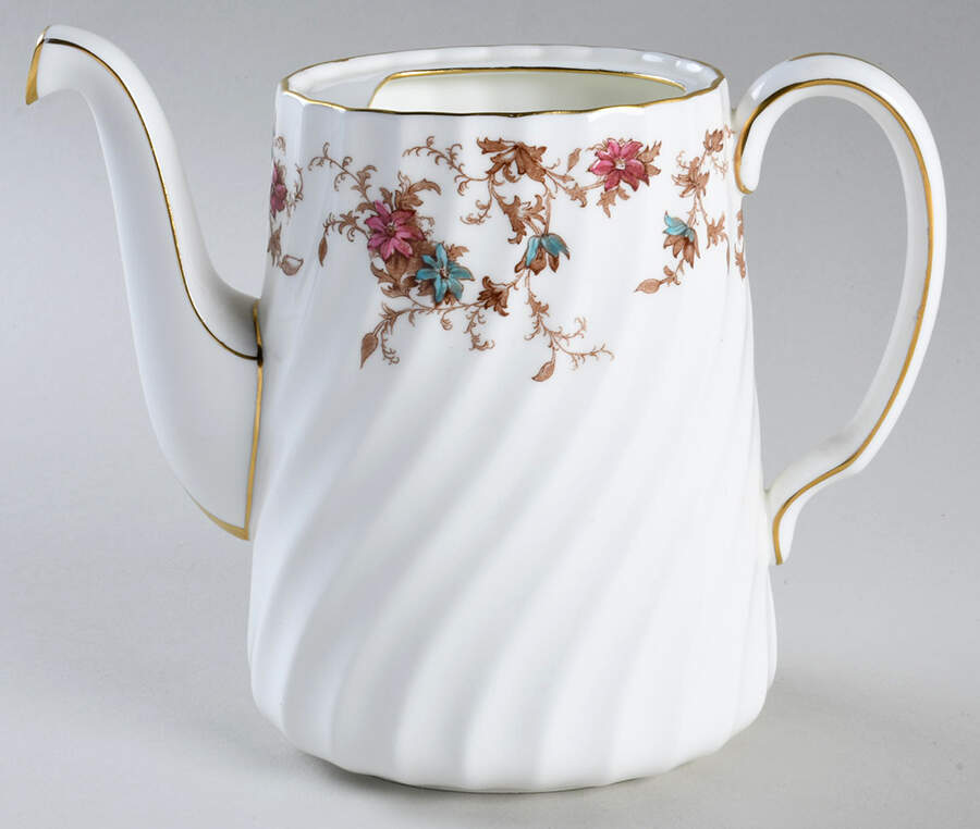 Ancestral (GLOBE BACKSTAMP) Small Coffee Pot No Lid by Minton-1