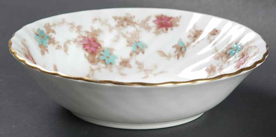 Ancestral (GLOBE BACKSTAMP) Fruit/Dessert (Sauce) Bowl by Minton-1