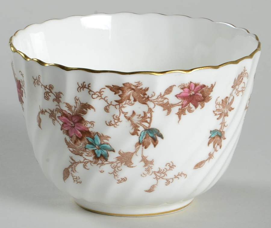 Ancestral (GLOBE BACKSTAMP) Open Sugar Bowl by Minton-1