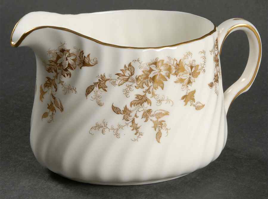 Ancestral Gold Creamer by Minton-1