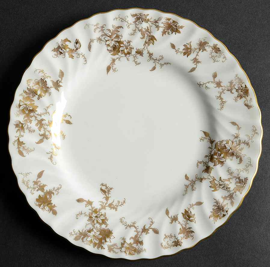 Ancestral Gold Salad Plate by Minton-1