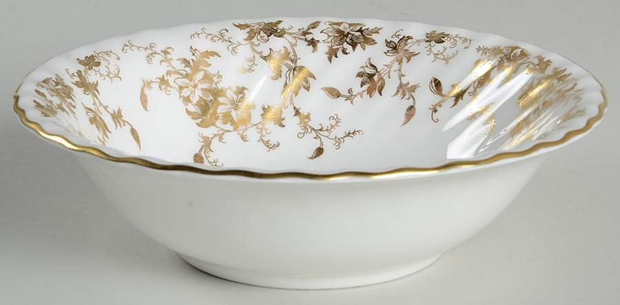 Ancestral Gold Coupe Cereal Bowl by Minton-1