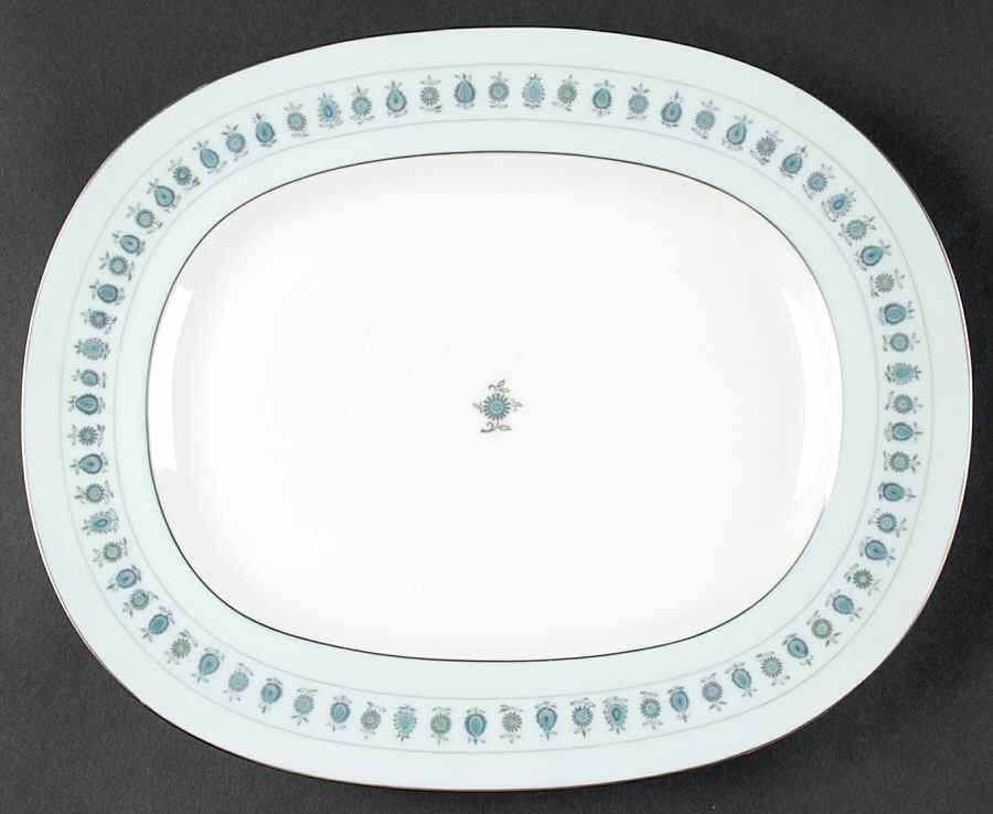 Ancient Lights 13" Oval Serving Platter by Minton-1