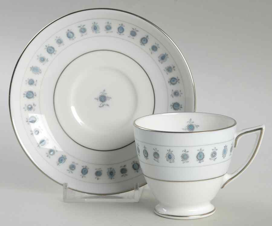 Ancient Lights Footed Demitasse Cup & Saucer Set by Minton-1