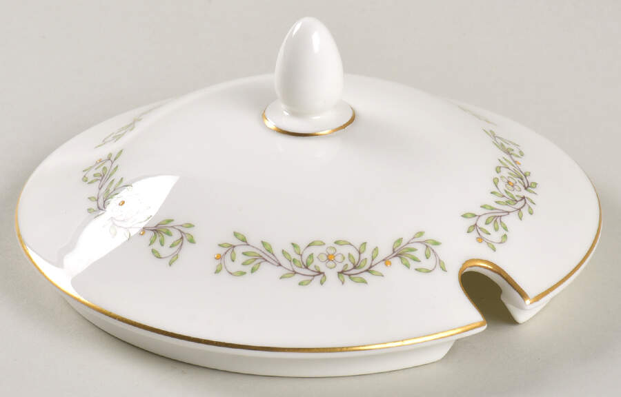 April Lid for Round Gravy Boat by Minton-1