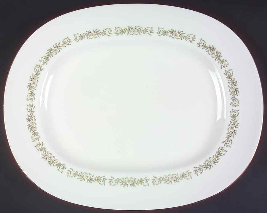 April 14" Oval Serving Platter by Minton-1
