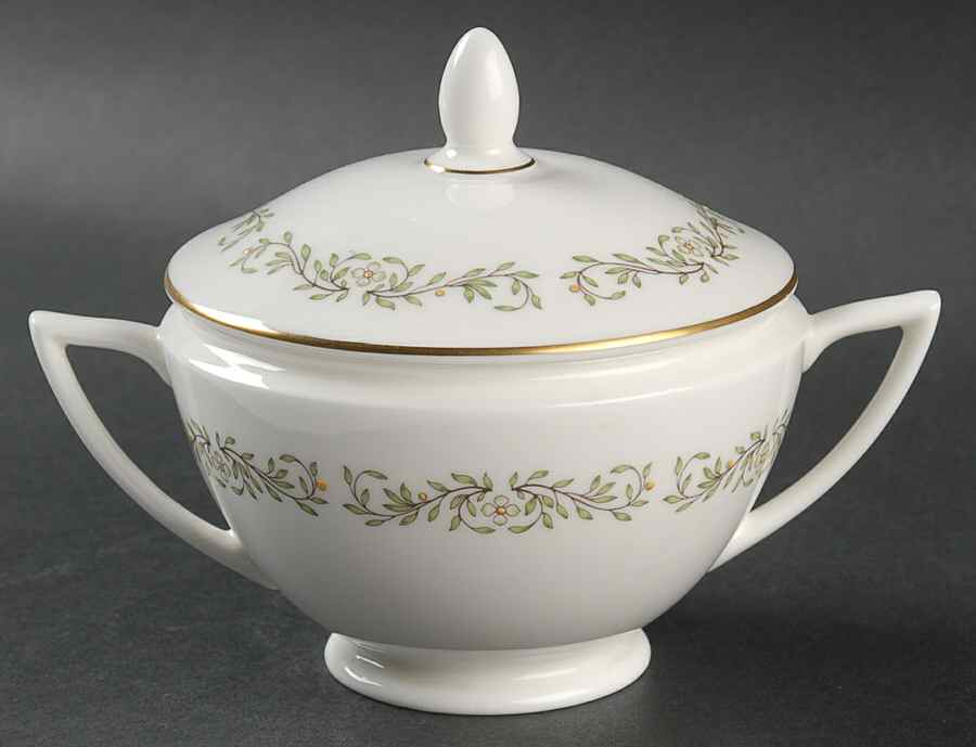 April Sugar Bowl & Lid by Minton-1