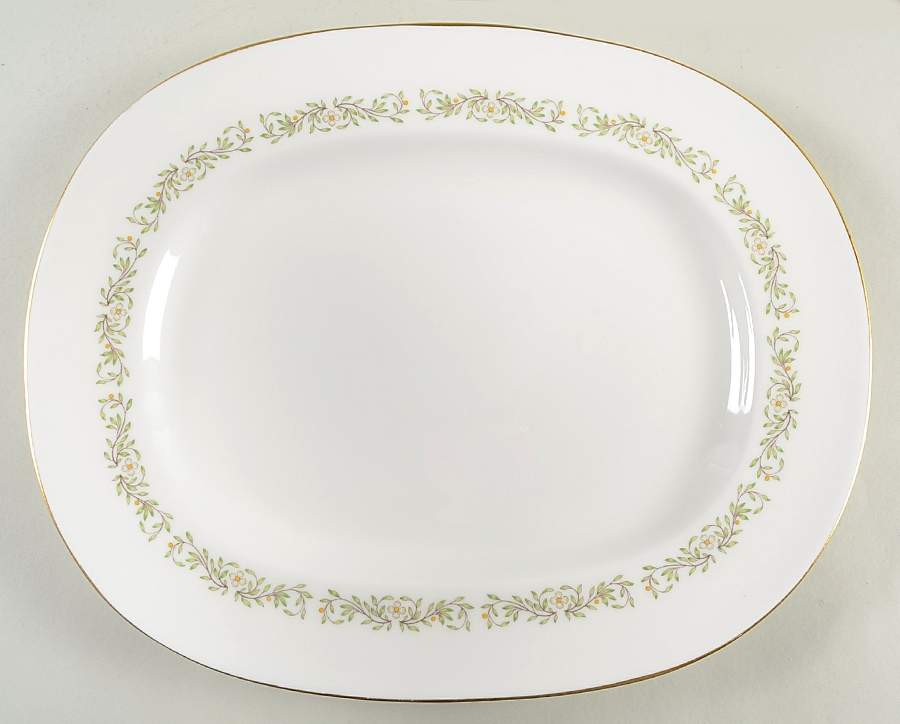 April 13" Oval Serving Platter by Minton-1