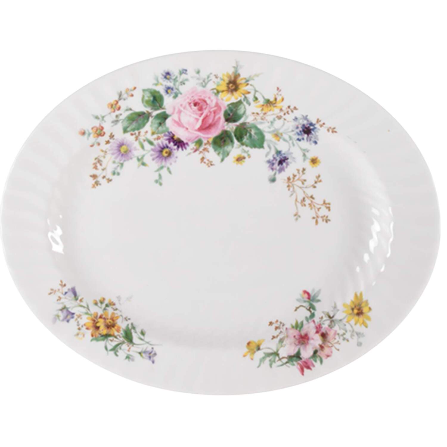 Arcadia 13" Oval Serving Platter by Minton-1