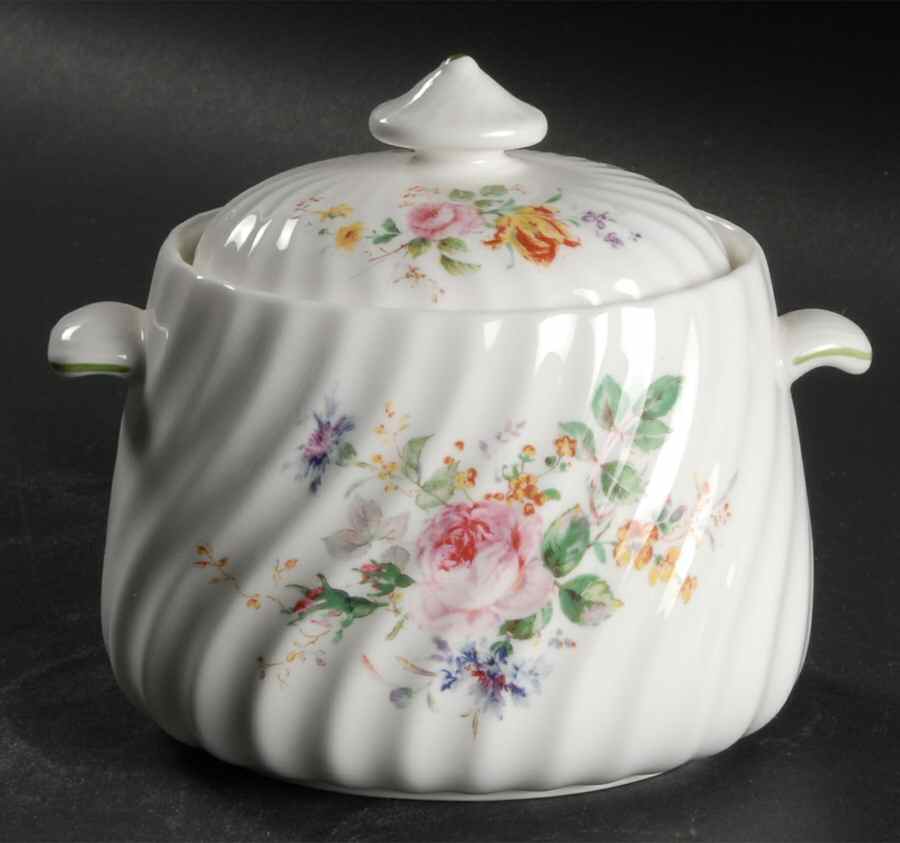 Arcadia Sugar Bowl & Lid by Minton-1