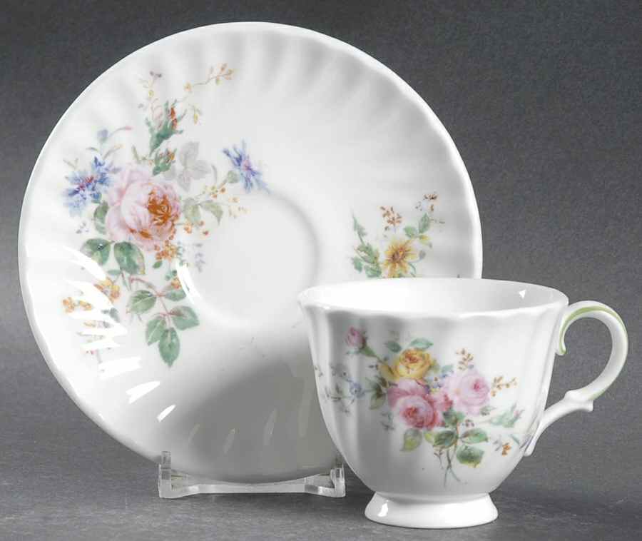 Arcadia Footed Demitasse Cup & Saucer Set by Minton-1
