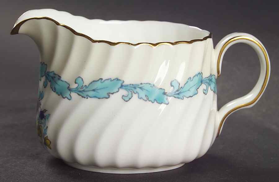 Ardmore Ivory and Turquoise Mini Creamer by Minton-1