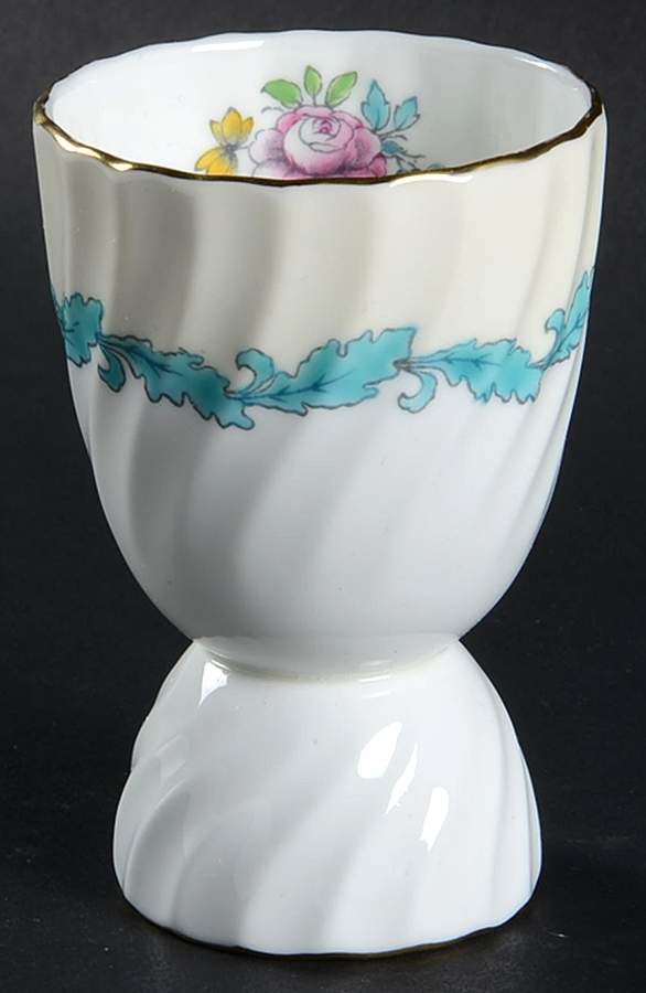Ardmore Ivory and Turquoise Double Egg Cup by Minton-1