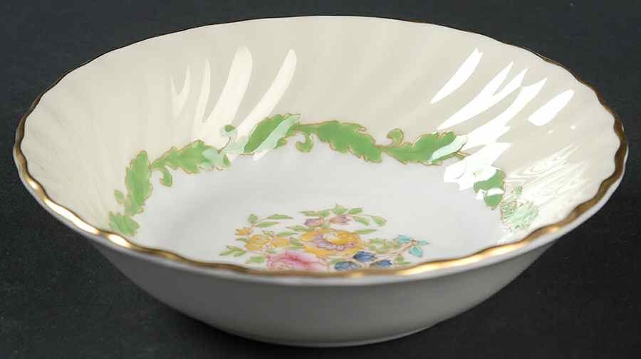 Ardmore (Green Leaf) Fruit/Dessert (Sauce) Bowl by Minton-1