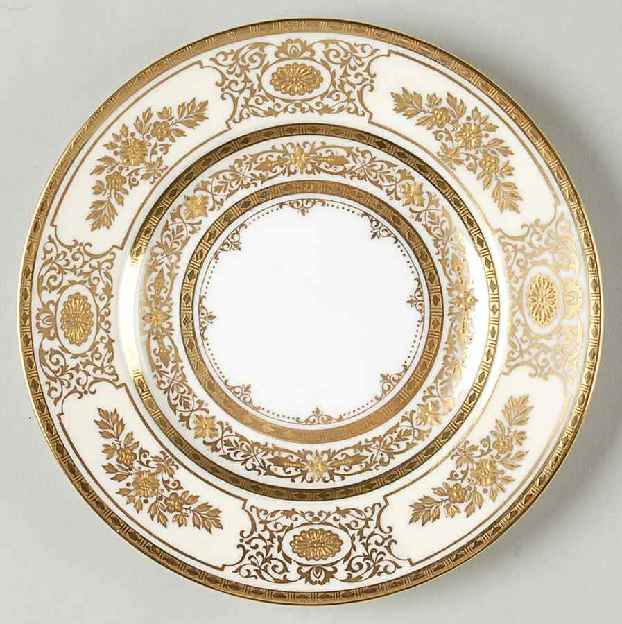 Argyle Ivory Bread & Butter Plate by Minton-1