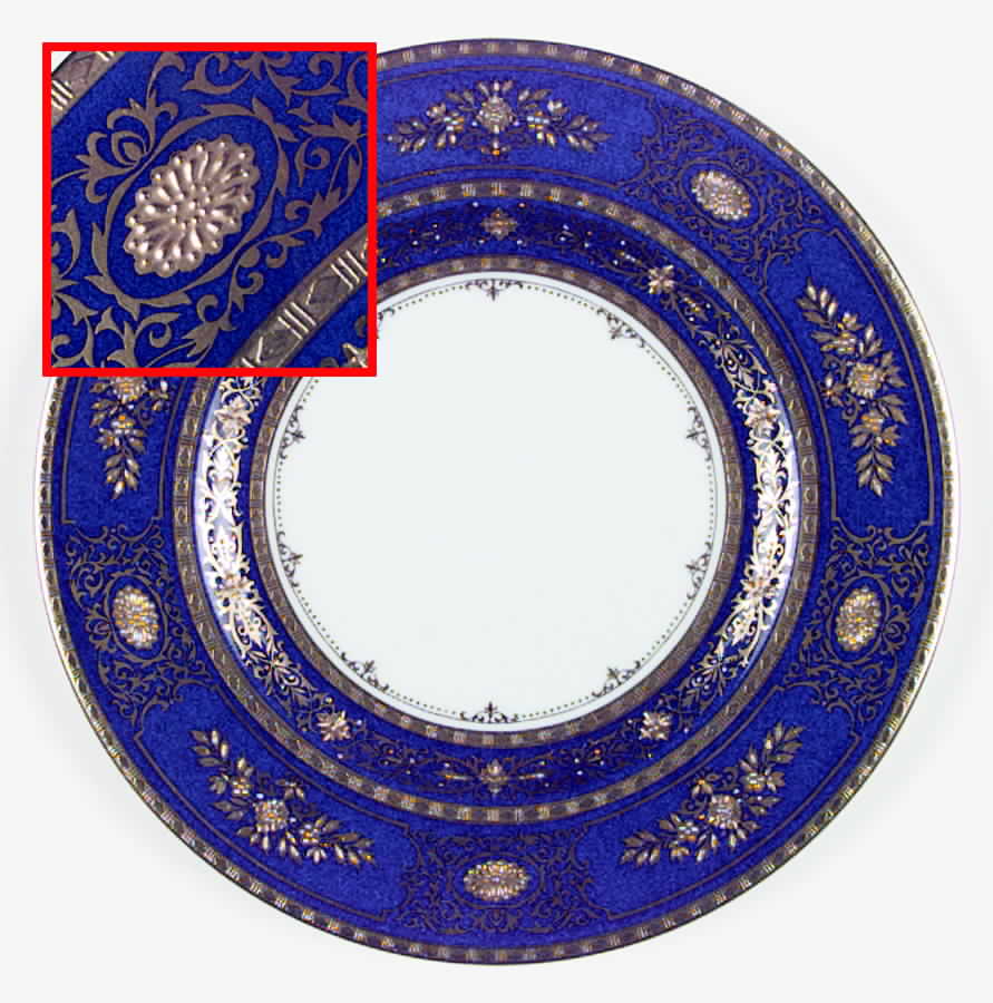 Argyle Salad Plate by Minton-1
