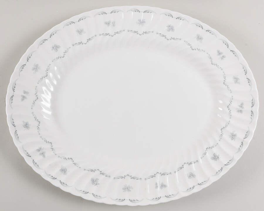 Ariel 18" Oval Serving Platter by Minton-1