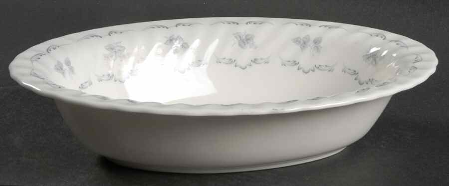 Ariel 10" Oval Vegetable Bowl by Minton-1