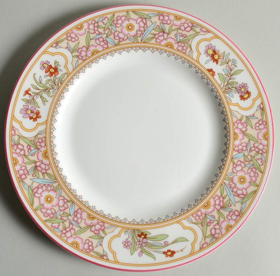 Asian Flowers Salad Plate by Minton-1