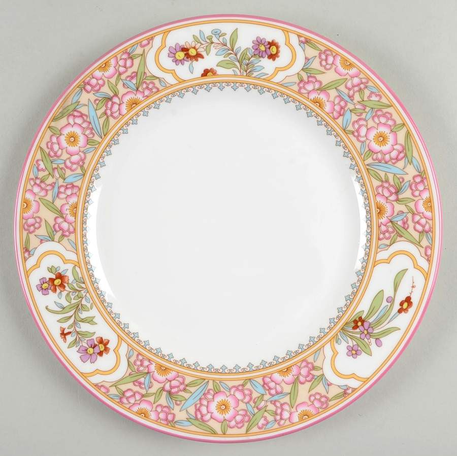 Asian Flowers Luncheon Plate by Minton-1