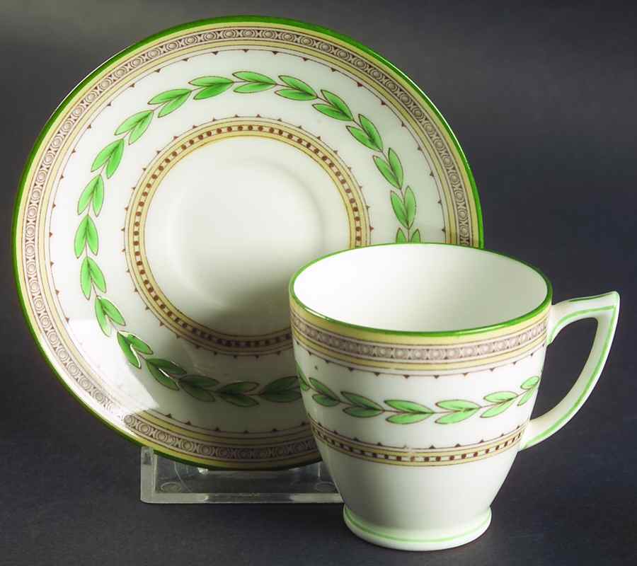 Ashbourne Footed Demitasse Cup & Saucer Set by Minton-1