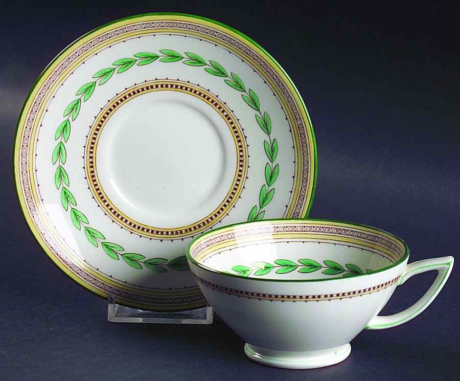 Ashbourne Footed Cup & Saucer Set by Minton-1