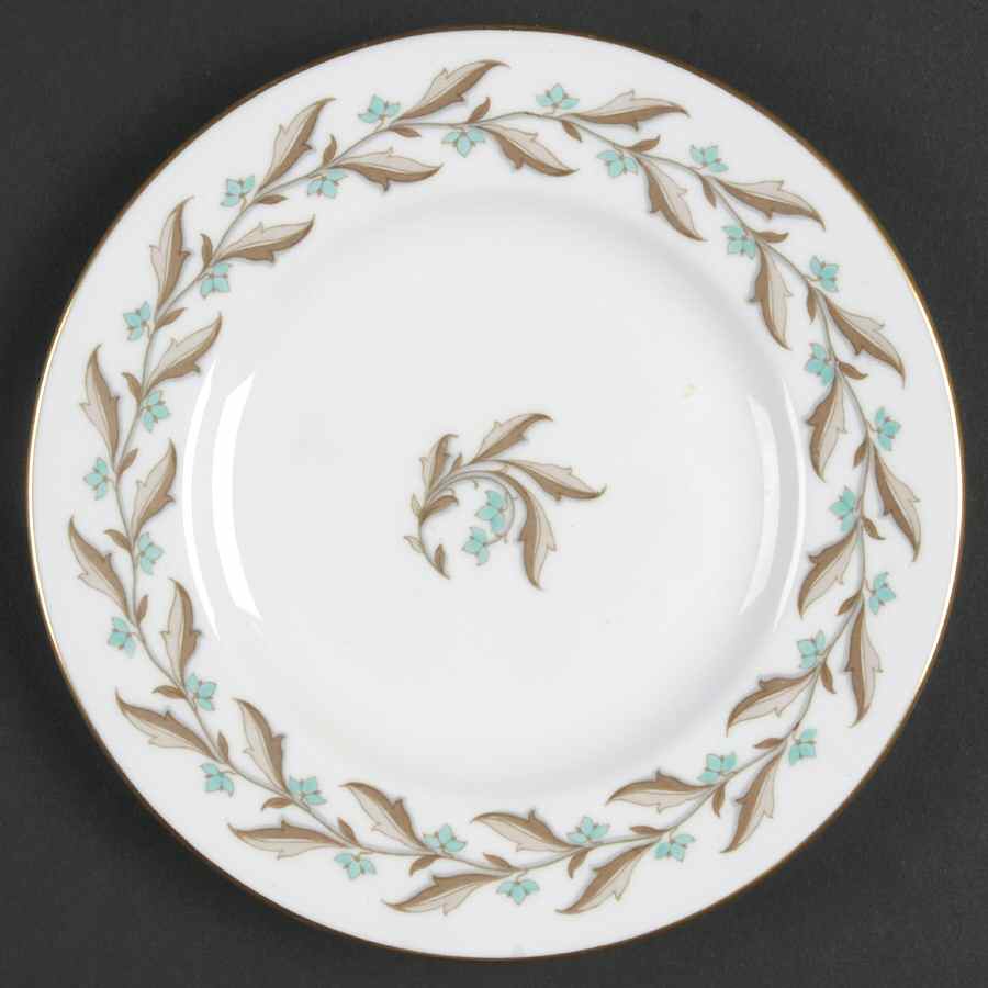 Ashton (Gold Trim) Bread & Butter Plate by Minton-1