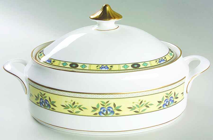 Ashworth Oval Covered Vegetable by Minton-1