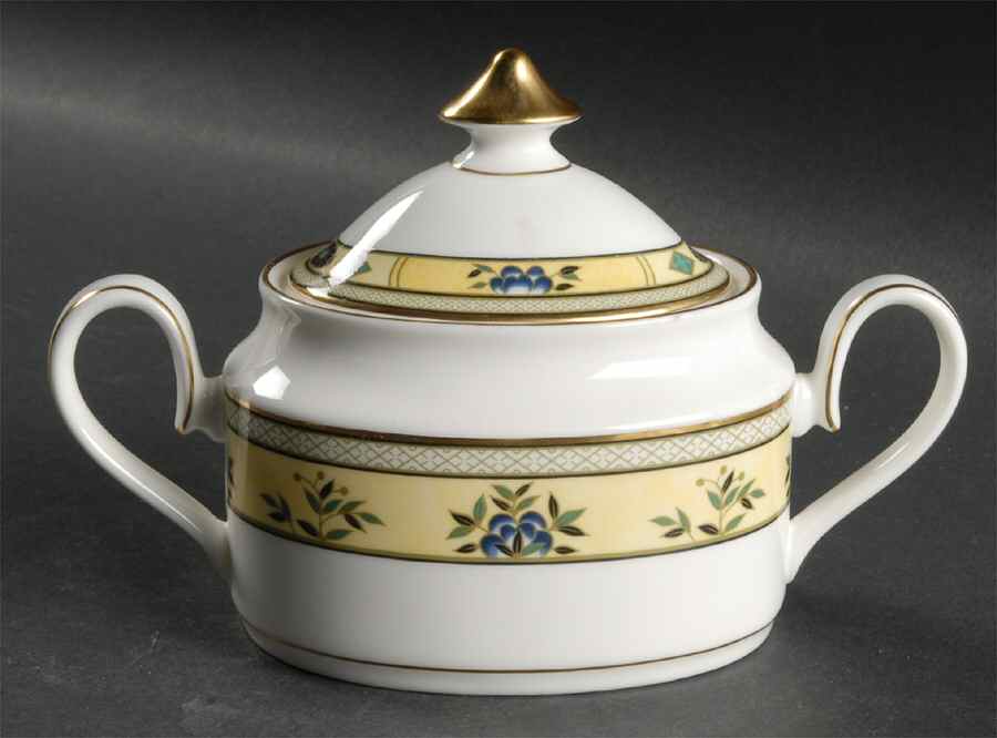 Ashworth Sugar Bowl & Lid by Minton-1