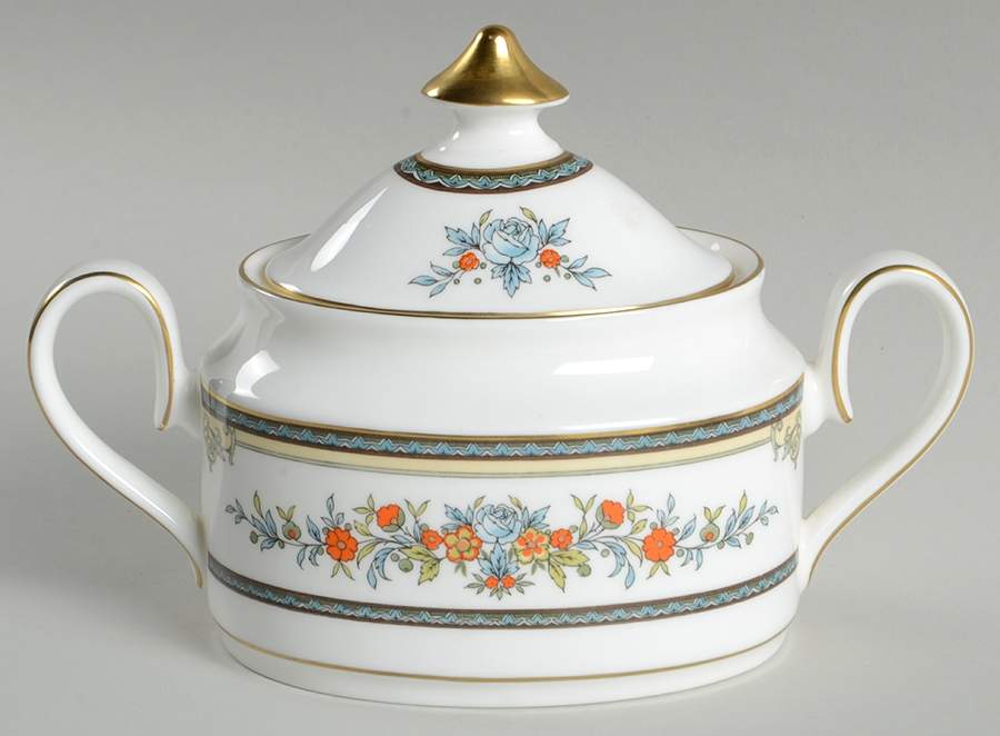 Asquith Sugar Bowl & Lid by Minton-1