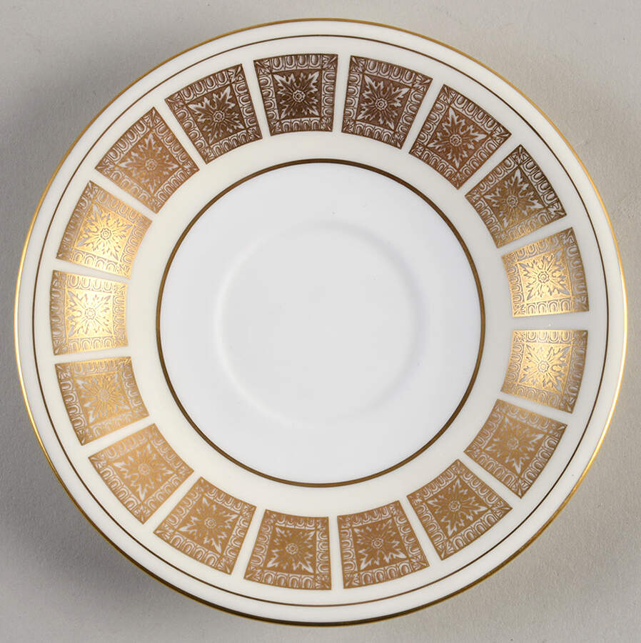 Athena Ivory Saucer for Cream Soup Bowl by Minton-1