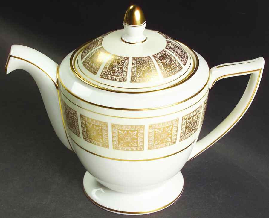Athena Ivory Teapot & Lid by Minton-1