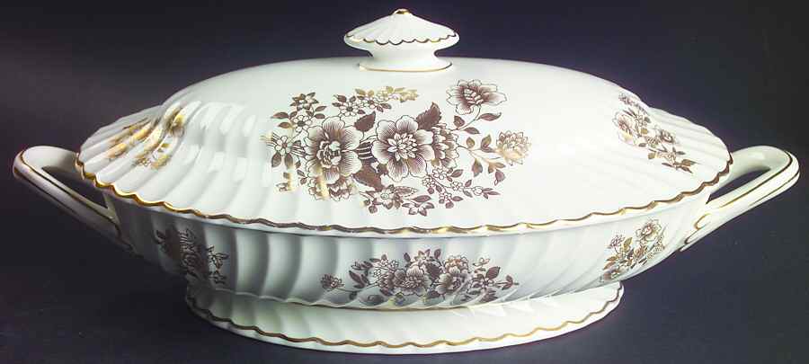 Audley Oval Covered Vegetable by Minton-1