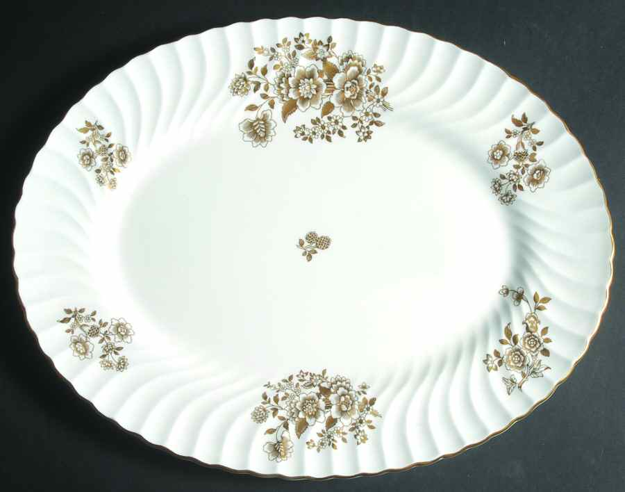 Audley 15" Oval Serving Platter by Minton-1