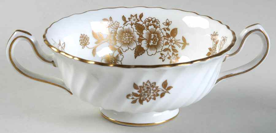 Audley Footed Cream Soup Bowl by Minton-1