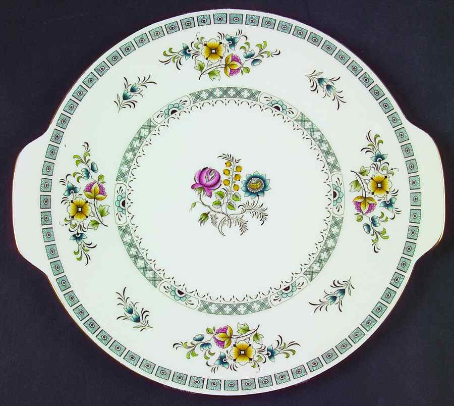 Avignon Handled Cake Plate by Minton-1