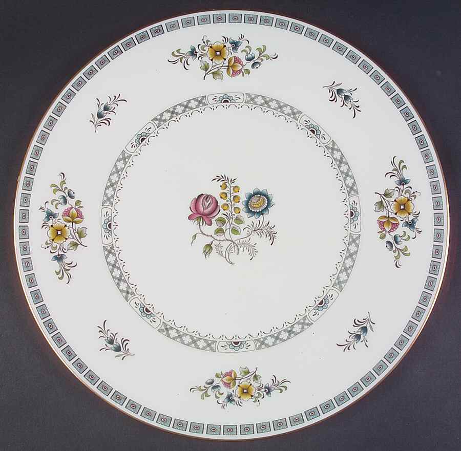 Avignon 12" Chop Plate (Round Platter) by Minton-1