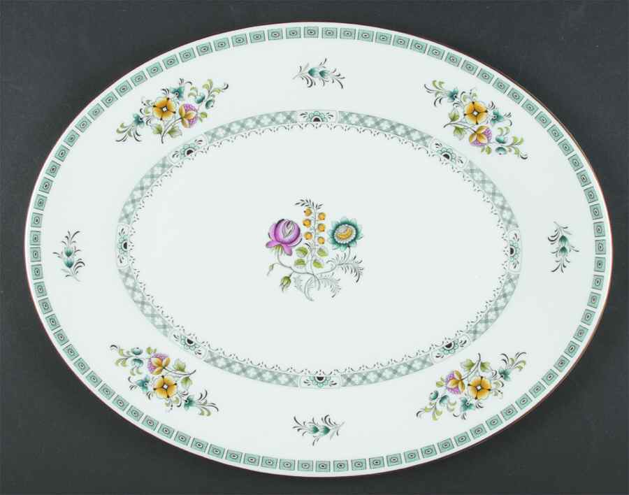 Avignon 15" Oval Serving Platter by Minton-1