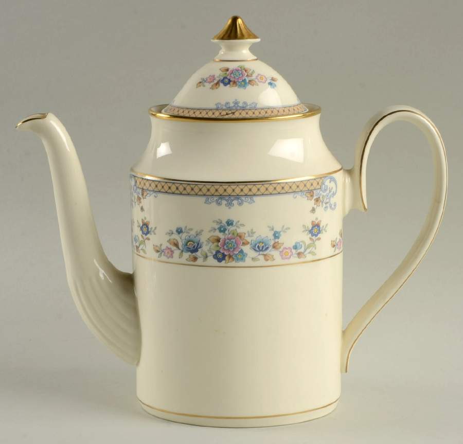 Avonlea Coffee Pot & Lid by Minton-1