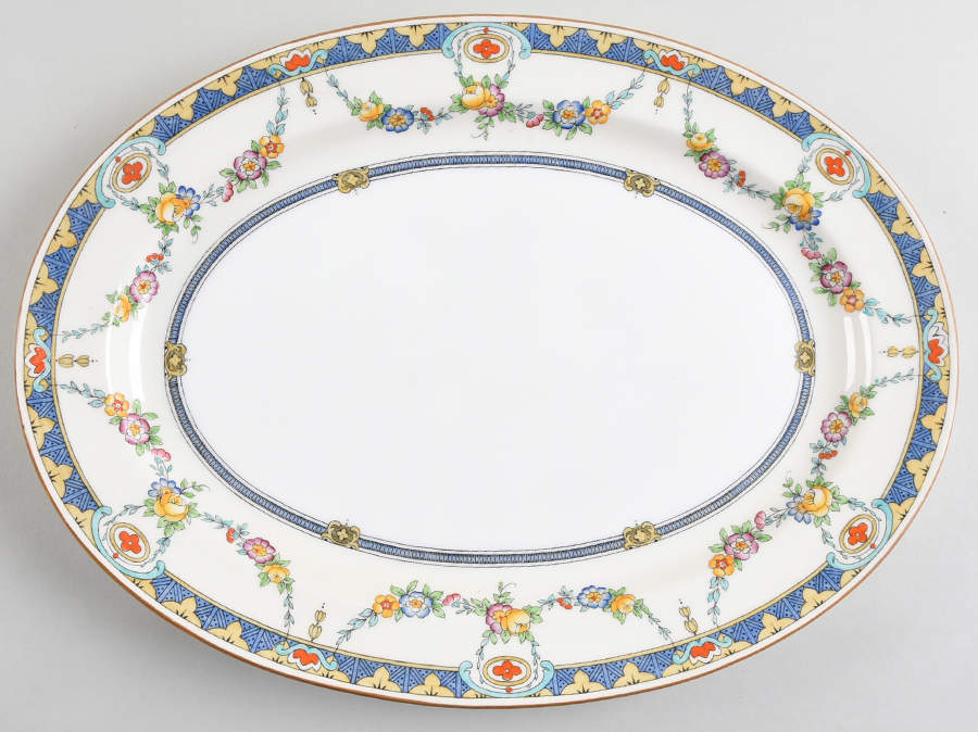 B1048 15" Oval Serving Platter by Minton-1