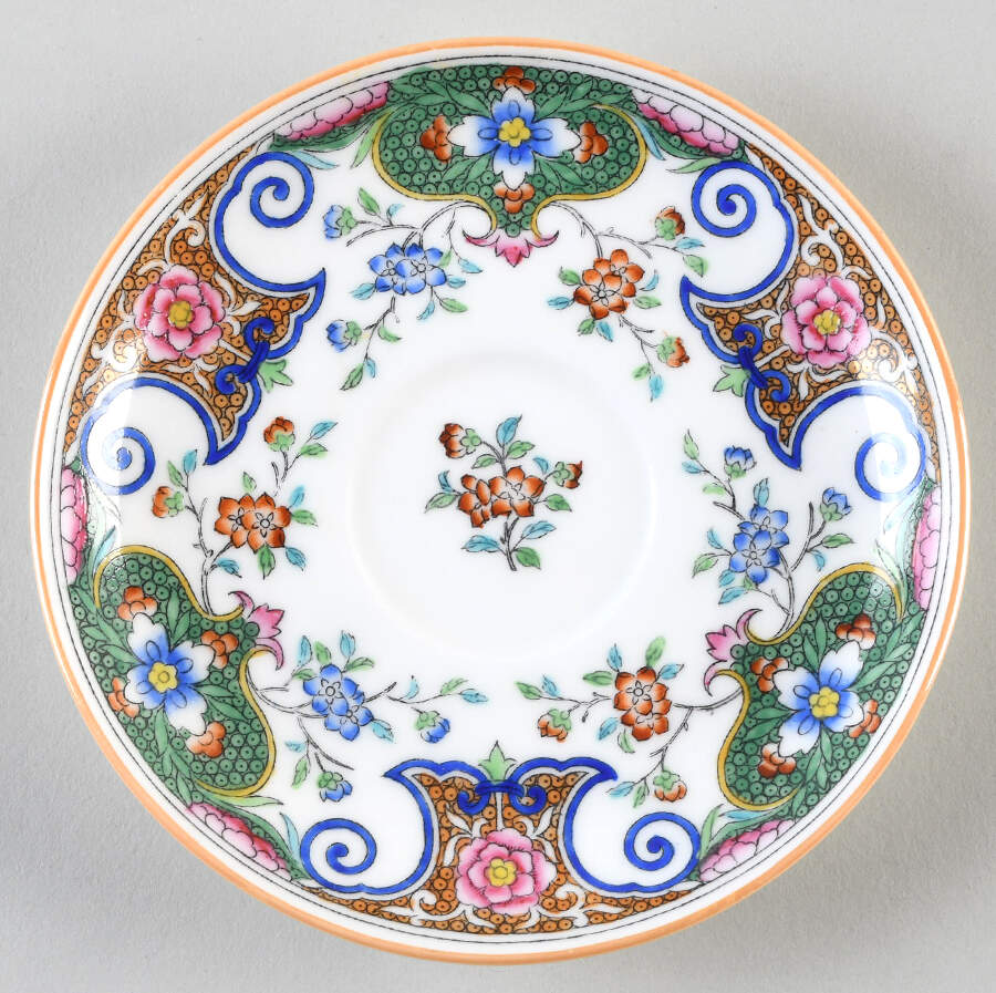 B157 (Gold Trim) Saucer for Flat Cup by Minton-1
