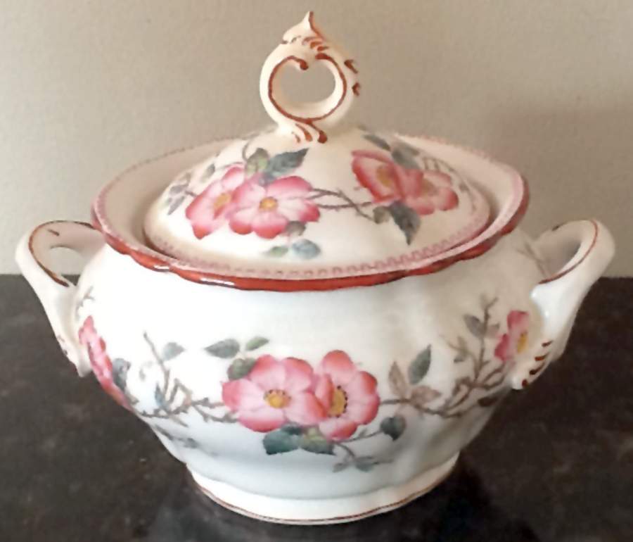 B783 Sugar Bowl & Lid by Minton-1
