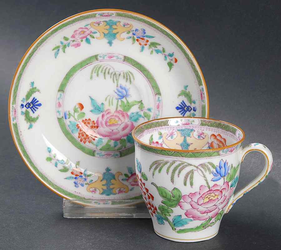 B796 (Smooth) Flat Demitasse Cup & Saucer Set by Minton-1