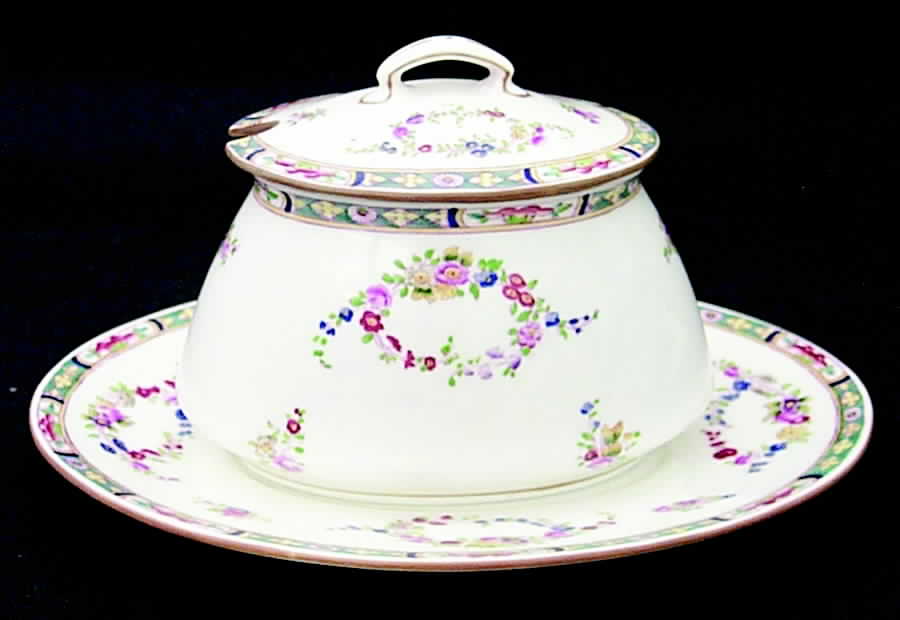 B806 Jam/Jelly & Lid W/Underplate by Minton-1